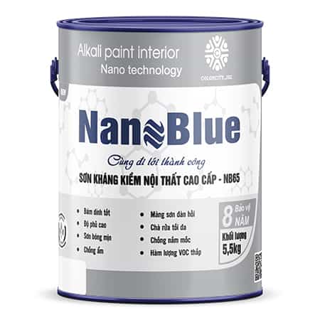 Sơn kháng kiềm nội thất cao cấp - Nanoublue thùng 5 lít