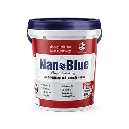 Sơn bóng ngoại thất cao cấp GB68 Nanoblue thùng 20kg