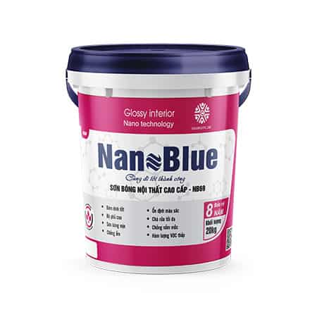 Sơn bóng nội thất cao cấp Nanoblue thùng 20kg