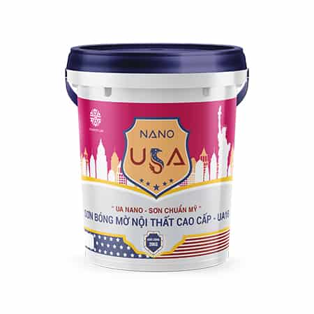 Sơn bóng mờ nội thất cao cấp Nano USA
