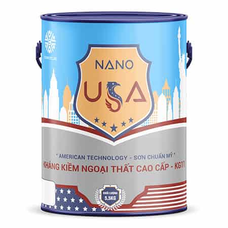 Kháng kiềm ngoại thất cao cấp KG11 Nano USA thùng 5 lít