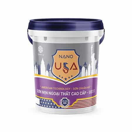 Sơn mịn ngoại thất cao cấp Nano USA 20kg